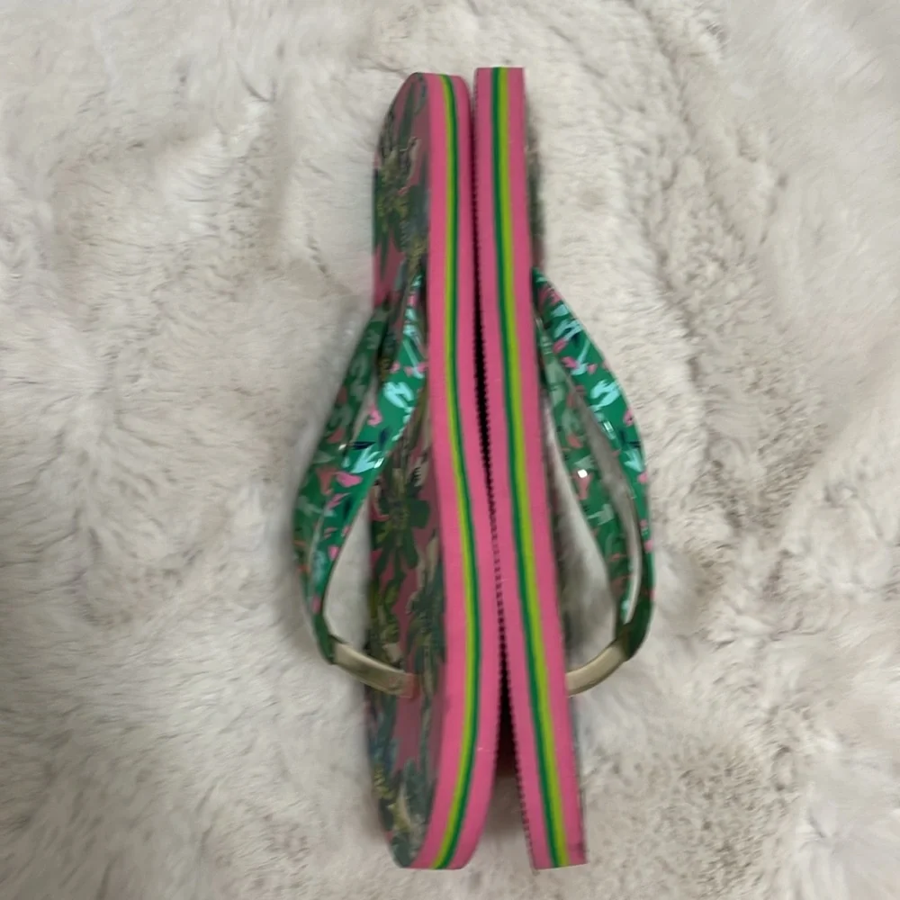 Vera Bradley Floral Flip Flops